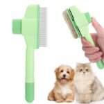 2-in-1 Self-Cleaning Pet Grooming Comb for Dogs & Cats