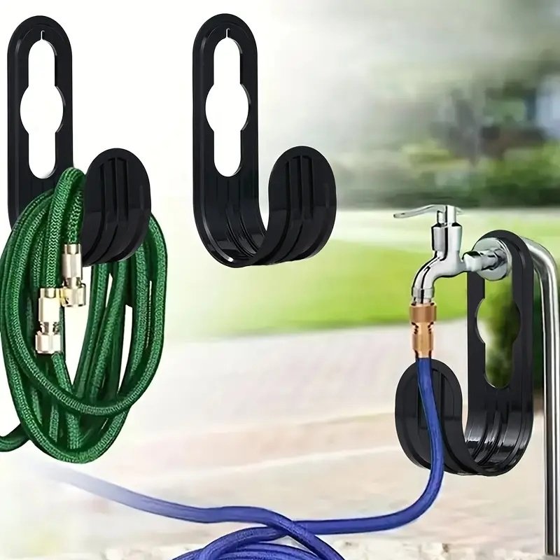 Garden Hose Hanger - Wall Mounted Outdoor Hose Organizer Garden Hose Hanger - Wall Mounted Outdoor Hose Organizer